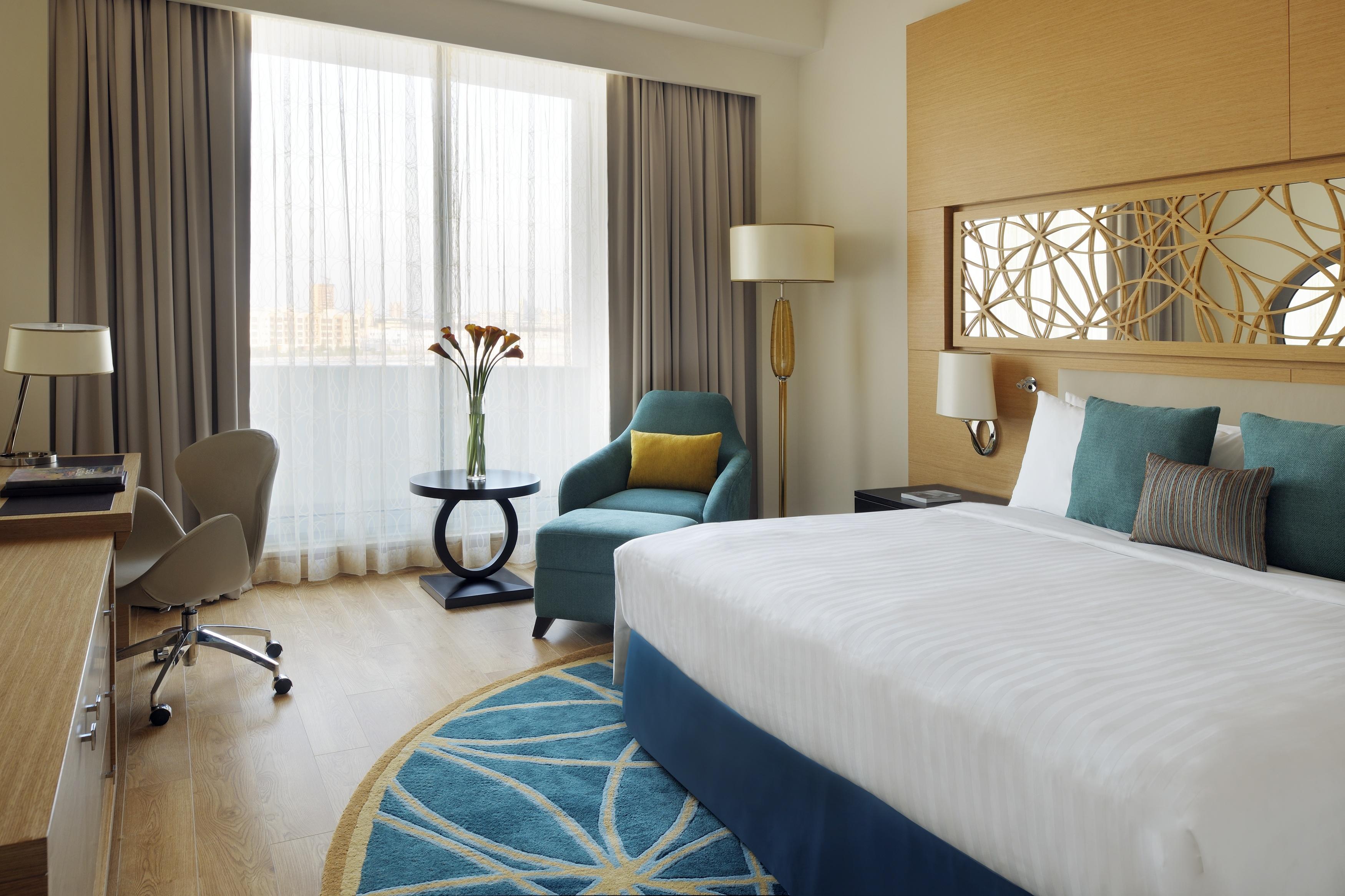 マリオット エグゼクティブ アパートメンツ ドバイ アル ジャダフ エクステリア 写真 A room at the hotel